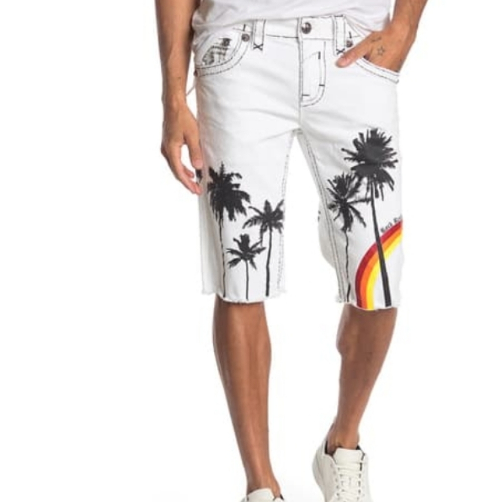 🆕️Rock Revival Algodon Shorts. Men's Size: Waist 40x14 Inseam.